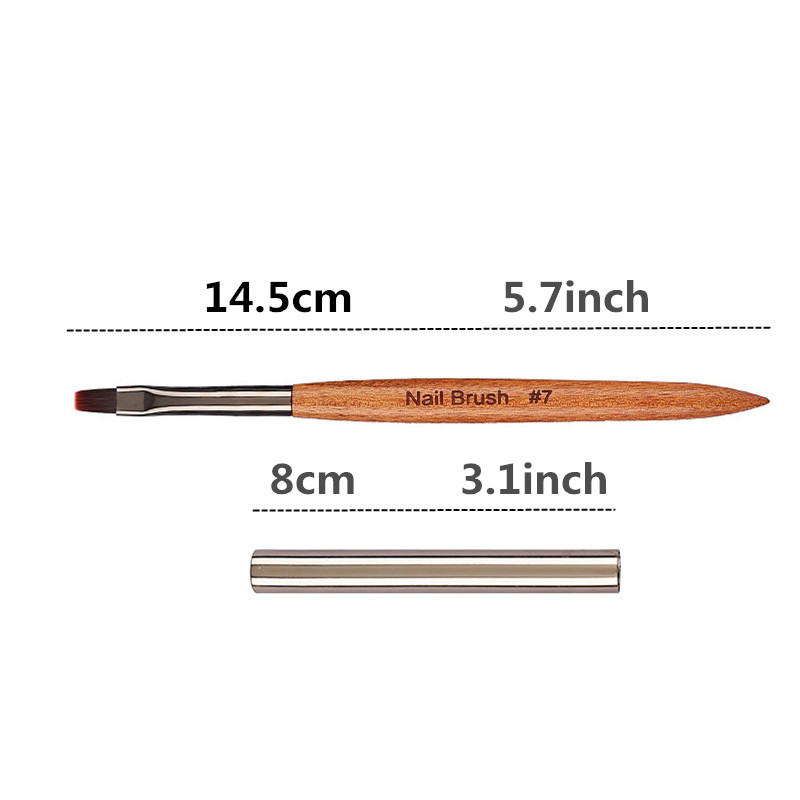 Juego de pinceles para decoración de uñas, 12 Uds., pincel para delineador de uñas, bolígrafo para pintar uñas, pinceles acrílicos para Gel UV, herramienta de manicura ombré de cristal, pincel para uñas