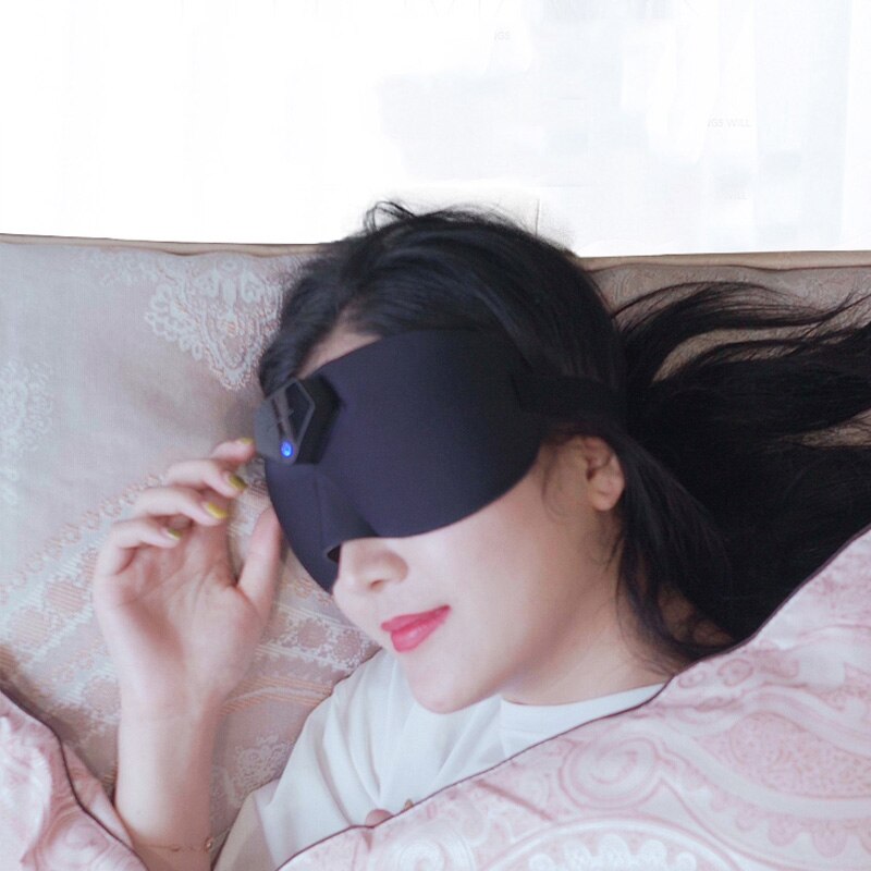 MHKBD 3D Clever Schlaf Maske Elektrische Puls Auge Maske Entlasten Müdigkeit und betonen Schattierung Augenbinde Schlaf Hilfe Massagegerät