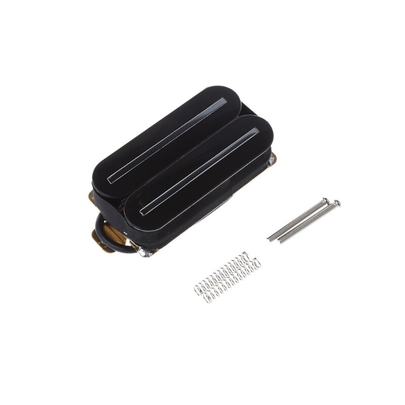 Electric Guitar Pickup Ceramic Dual Rail Double Coil Humbucker 57 High Output B36F: black