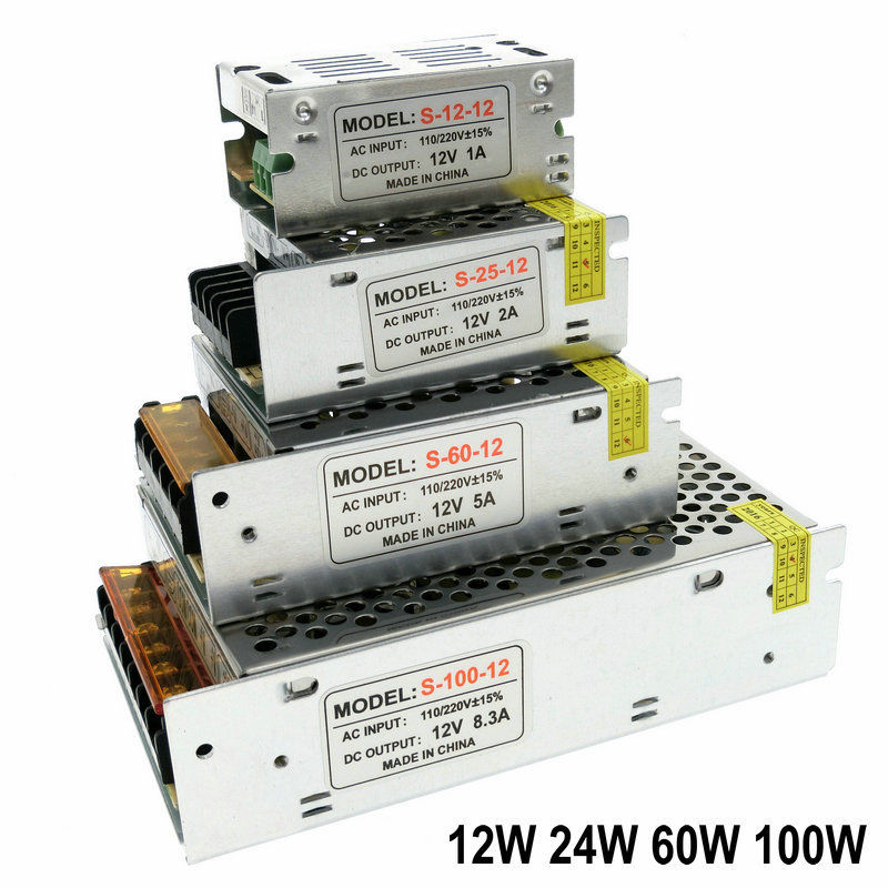 Led Driver 220V Naar 12V 12W/15W/24W/25W/36W/60W/80W/100W/120W Voor Led Voeding Voltage Control Light transformers