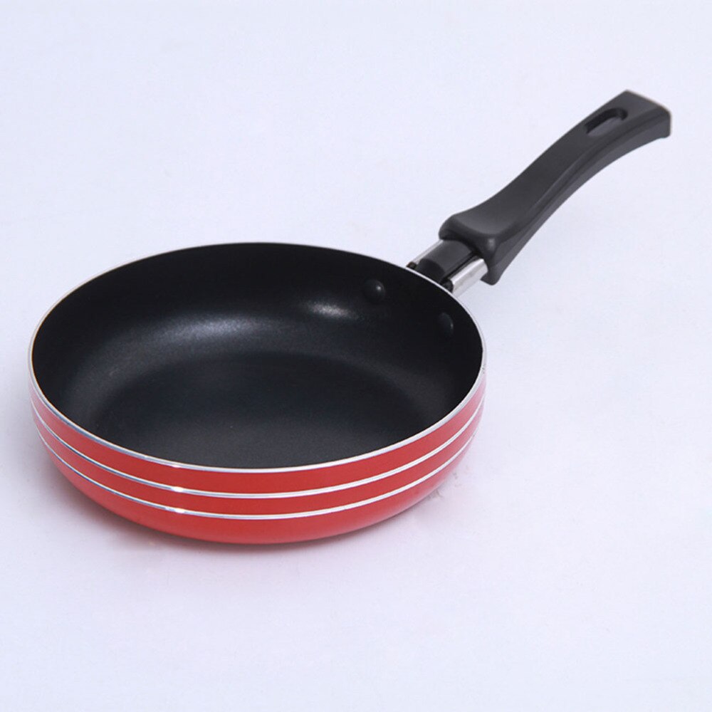Mini Fried Eggs Saucepan Small Frying Pan Flat Non-stick Cookware Roasting Pans (Random Color)