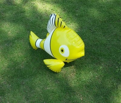 Inflatable Fish Toy Beach Fish Stage Bar Activity Decoration Simulation Props Children Bathing Water Toys