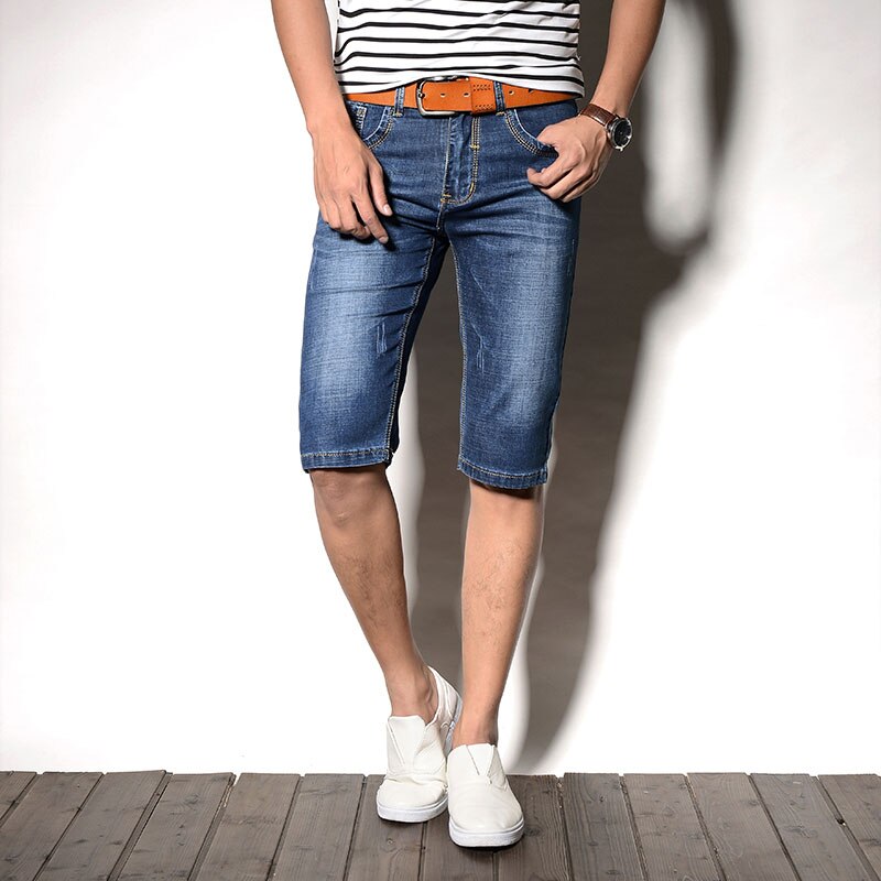 Redbridge Jeansshorts voor heren, korte broek, denim, vrijetijdsbroek, chinolook, grijs, 32