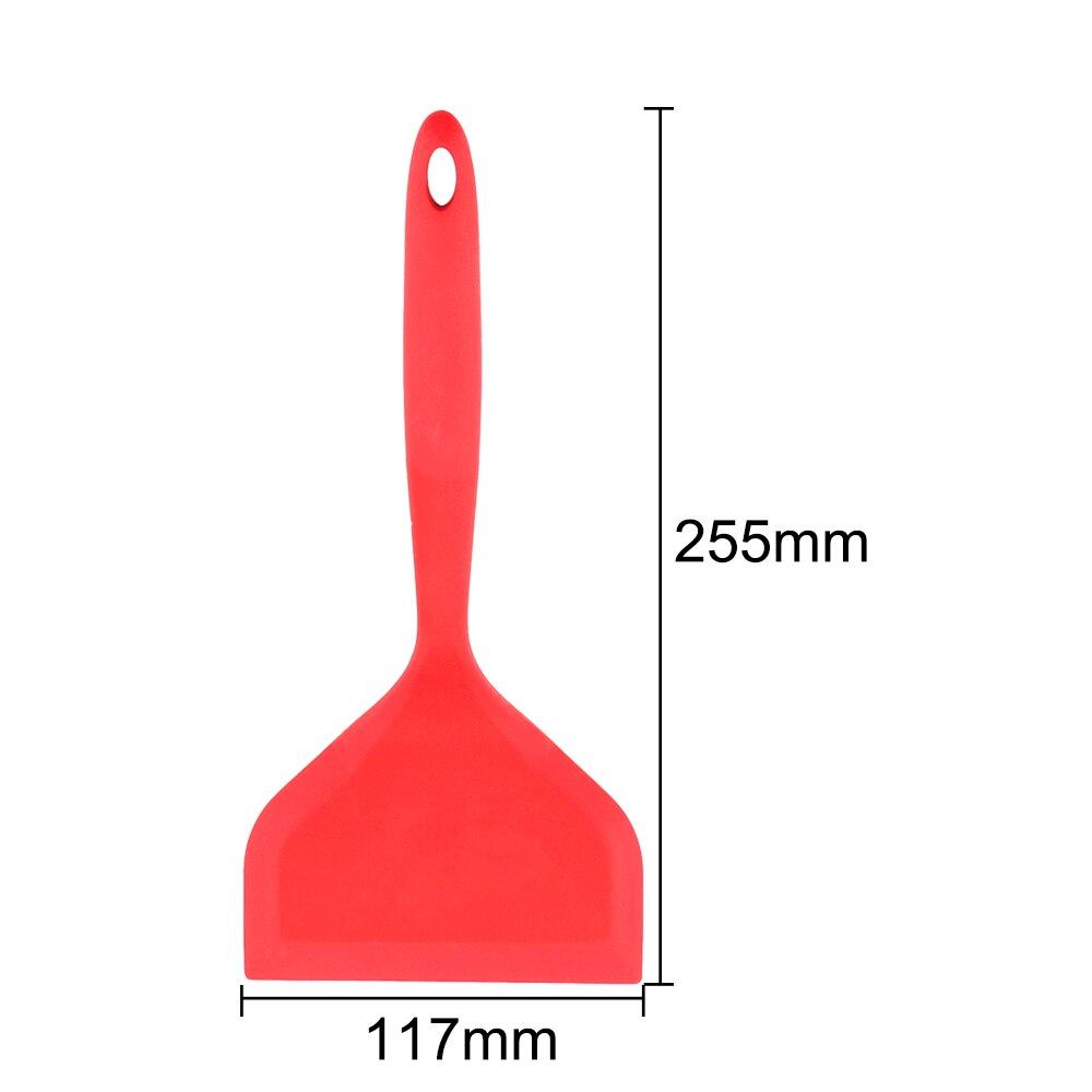 Non-stick Turners Kitchen Tools Cooking Utensils Wide Pizza Shovel Silicone Spatula High Temperature Resistance