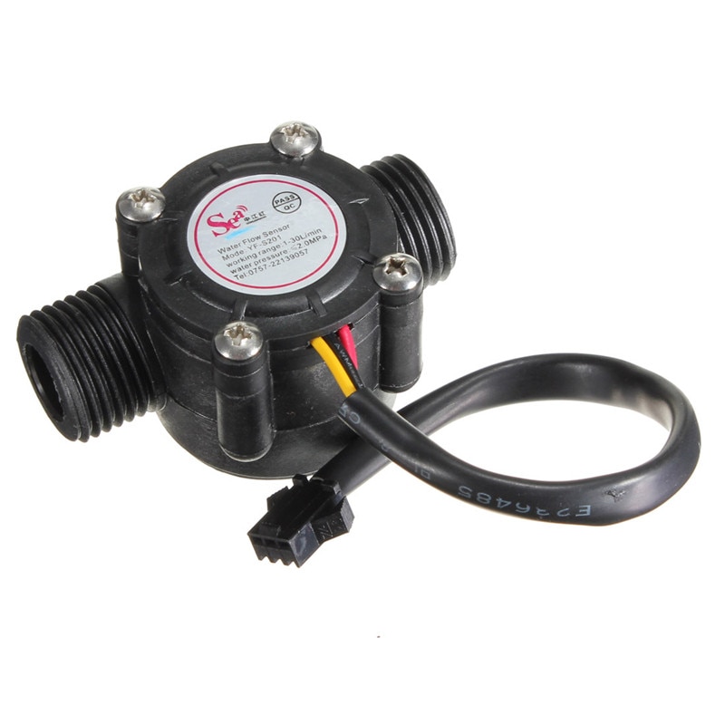 Water Flow Sensor Flowmeter Hall Flow Sensor Water Control 1-30L/min 2.0MPa