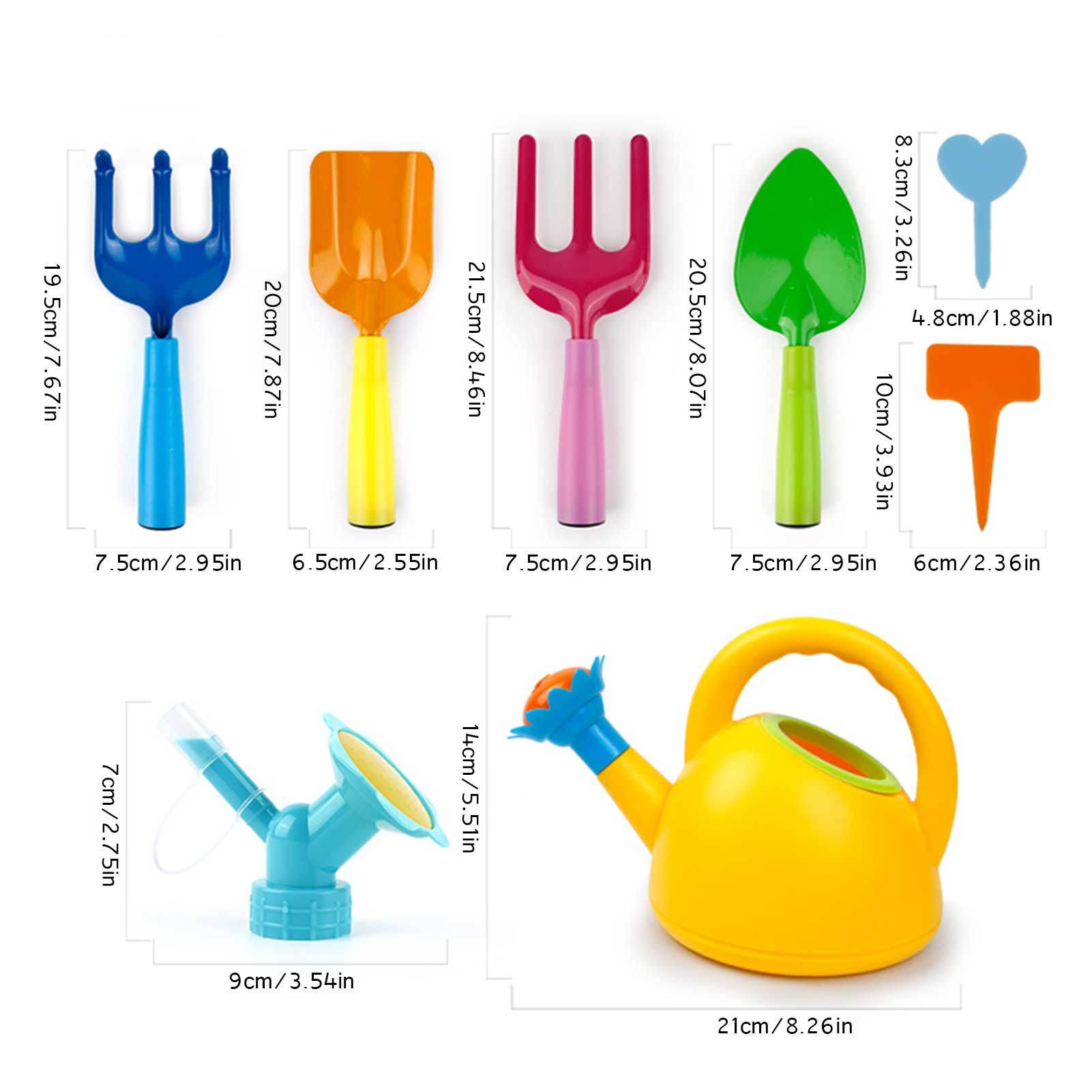 Kids Tuinieren Set Kids Interessante Tuinieren Tool Mini Troffel Rake Schop Vork Gieter Schort Toolkit Fun Voorschoolse Speelgoed
