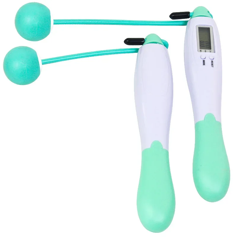 1PC Digital kabellos Kalorien Zähler Springseil Sport Gewichte ÜSpund Fitness Bodybuilding kabellos Digitale Springseile einstellen: Burgunderrot