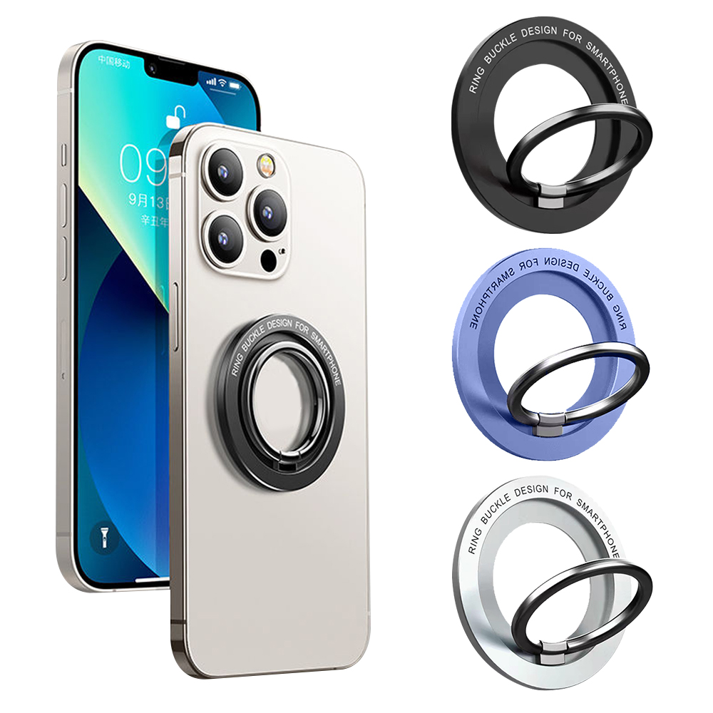 360 Magnetic Phone Holder Stand Magnet Finger Ring Socket For Magsafe Wireless Charging For IPhone14 15 Pro Cellphone Bracket ﻿