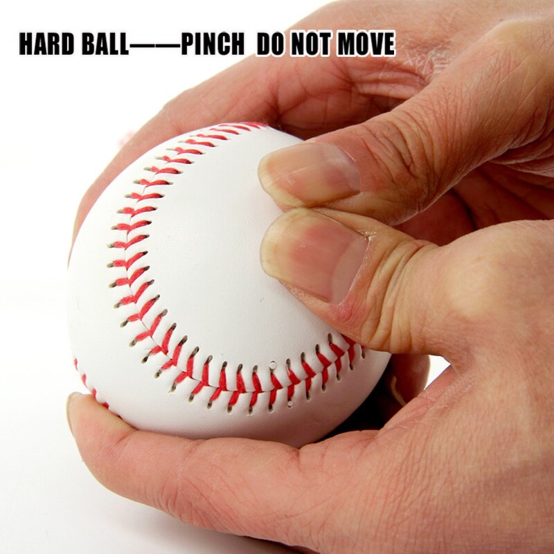 Baseball Geen. 9 Softbal Hardball Training Handgemaakte Ballen Fitness Producten Wit Veiligheid Kid Baseballs Mannen Praktijk Team Game: White Hard baseball