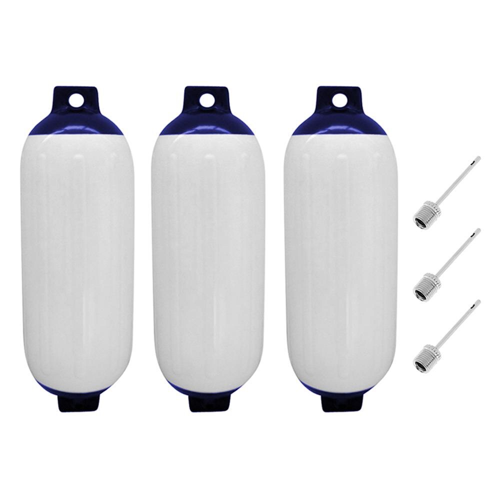 3 Pcs Marine Boat Fenders Bumpers Protection for Docking Mooring Corrosion Resistance UV Protected Inflatable Boat Fenders: Default Title