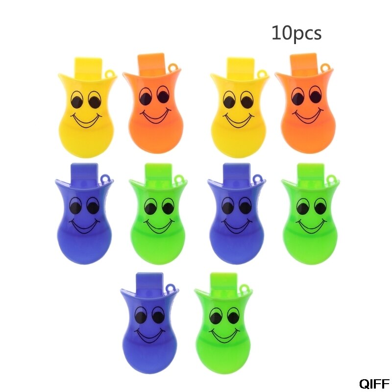 10 stuks Plastic Eend Quacker Fluitjes Party Gunst Bag Filler Kinderen Kinderen Speelgoed