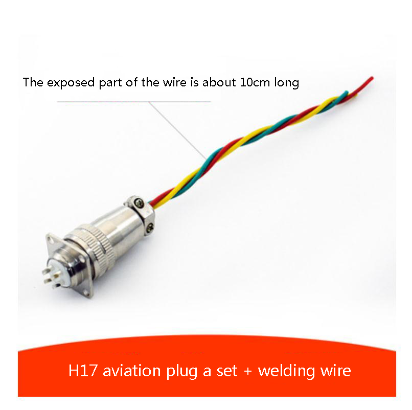 1pc H20 Engraving Machine Spindle Motor Plug Four Core Spindle Ceramics Aviation Socket: 8