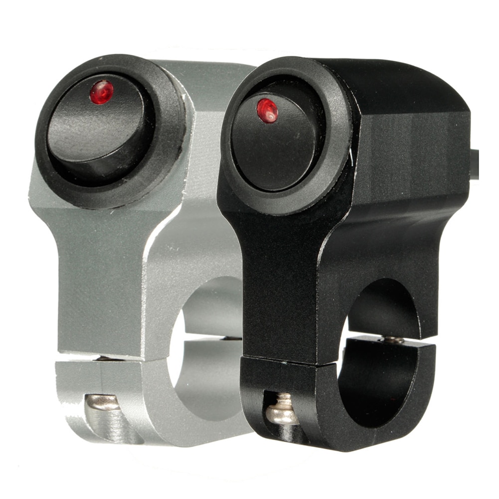 12V 10A Motorcycle Handlebar Headlight Fog Spot Light Waterproof On Off Switch