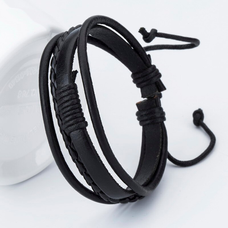 Armbänder Neue Charme Leder Armband männer Armbänder Beliebte Jungen DIY Verband Strang Handgemachte Webart Armbänder!