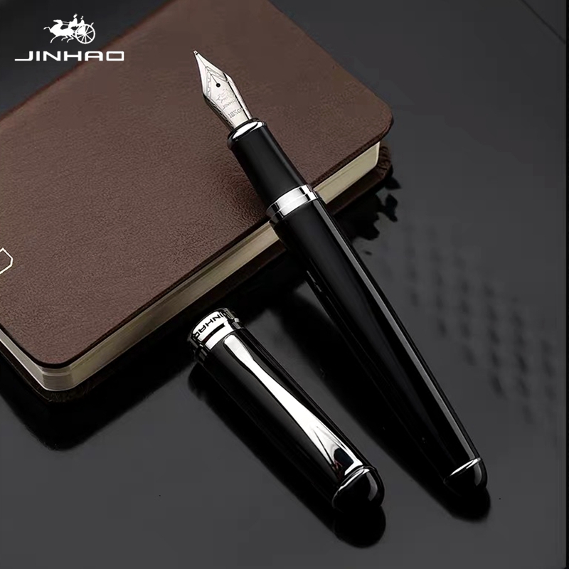 Pluma estilográfica Jinhao X750, estilo exquisito de , pluma de caligrafía de punta de 18KGP, obra de arte para estudiantes y profesores, papelería para escribir firma