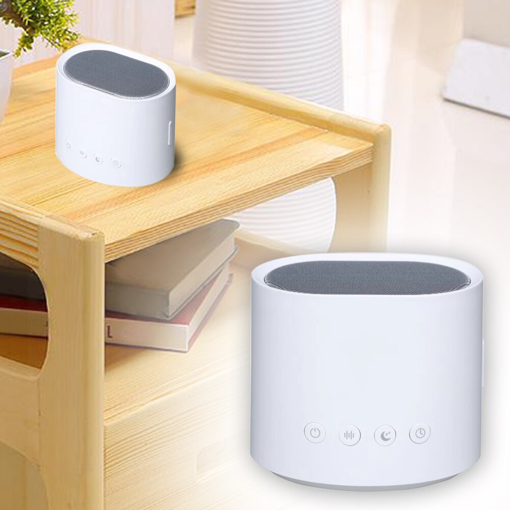 Mini Travel Sleep Sound Machine Home White Noise Music For Kids Portable USB Charging Soothing Therapy Timing Helper Adults