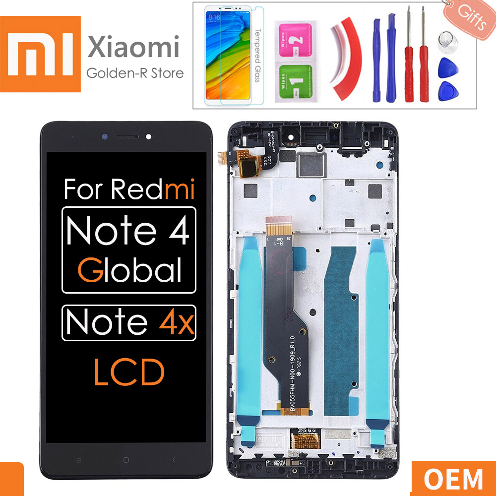 5.5 ''Aaa Voor Xiaomi Redmi Note 4X Lcd Touch Screen Voor Redmi Note 4 Global Snapdragon 625 vervanging +