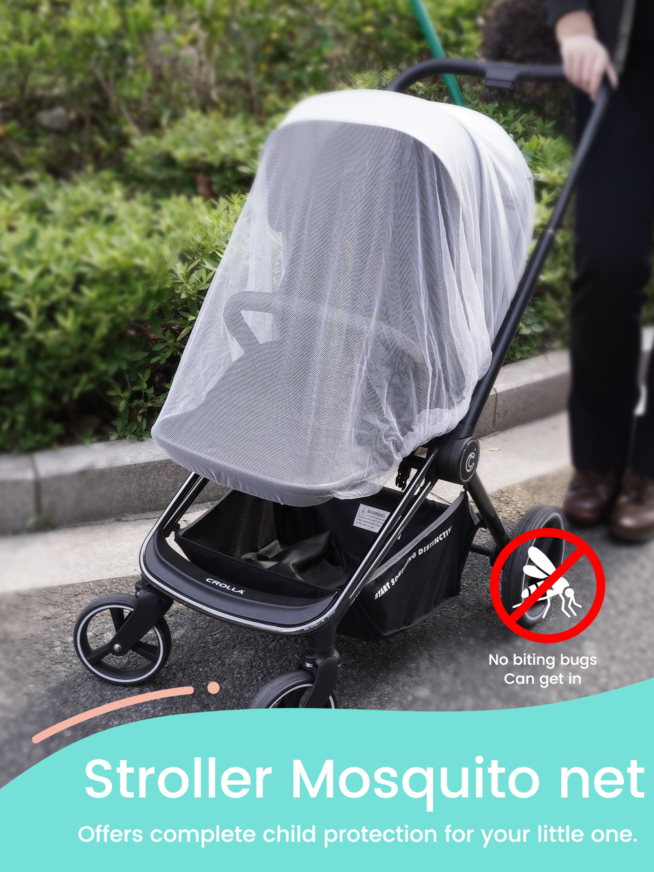 Carrinho de bebê universal mosquiteiro proteção contra insetos verão malha capa para carrinhos voar escudo acessório