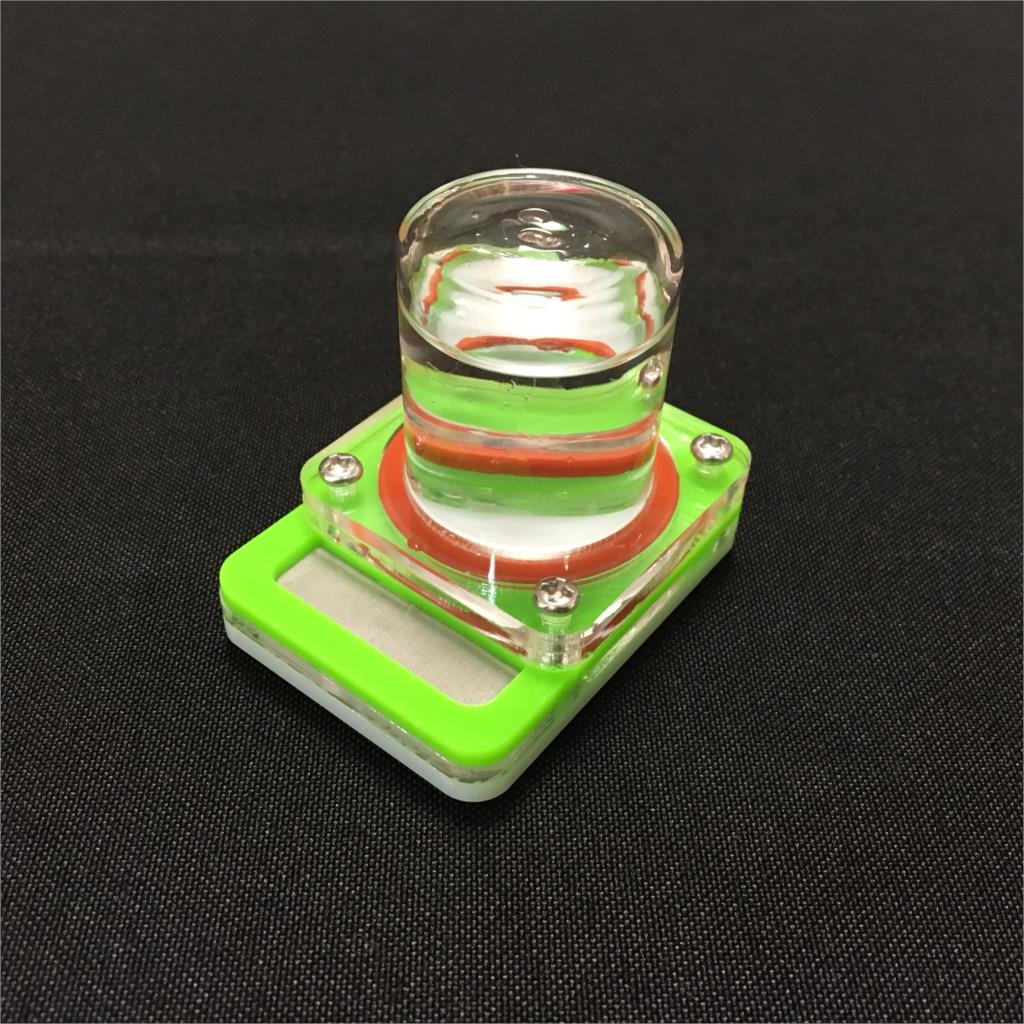60 or120 ML ant farm water feeder,water feeding area for ant nest ,ant farm acryl or insect nests villa pet mania for house ants: green / H 12cm (120mL)