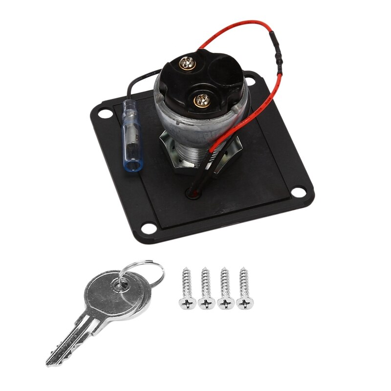 Universal 12V Car Boat Motorcycle Ignition Starter Key Ignition Switch Panel 2Position With 2 Keys