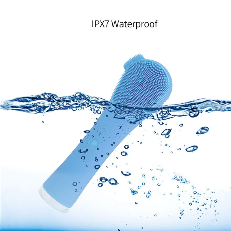 Brosse de nettoyage de visage Double Face électrique nettoyeur de pores du visage portable