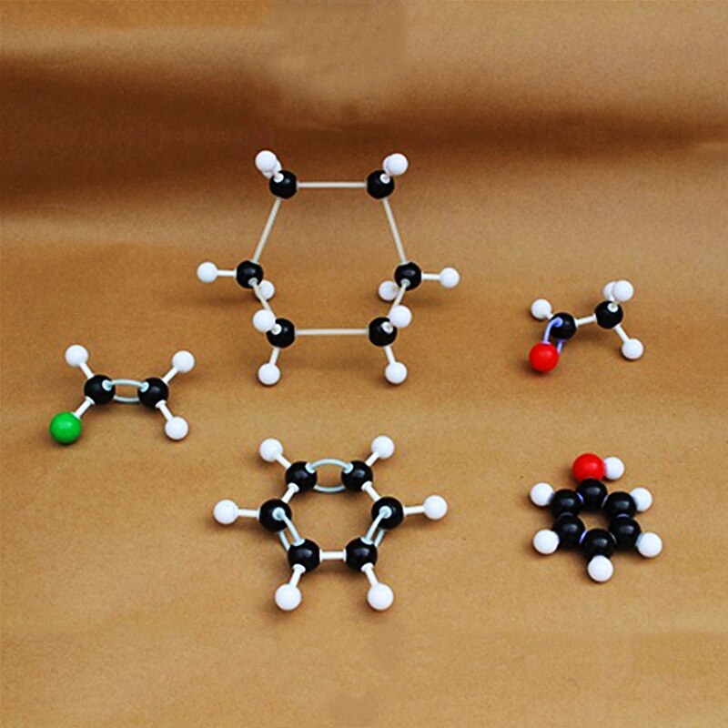 116 atom struktur sæt kemisk molekylær model kit organisk uorganisk kemi molekyler videnskab undervisning eksperiment