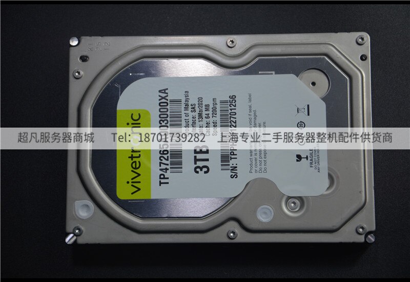 Seagate – disque dur SAS de 3.5 pouces, 3 to, pour entreprises