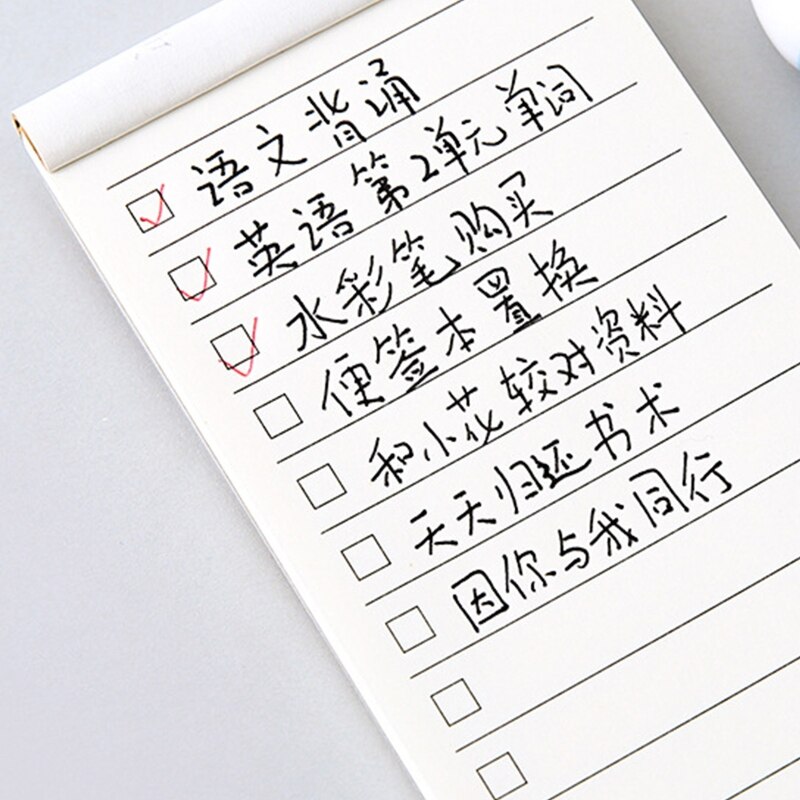 50 Sheets Notes Papers Mini Writing Pad Pocket Notes Pad Small To-do-list Daily Schedule Planner for Office Women Men