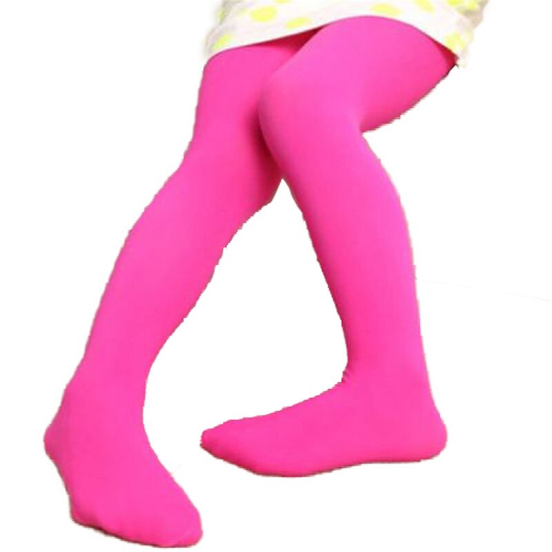 Girls Kids Tights Pantyhose Hosiery Stockings Opaque Ballet Candy Color