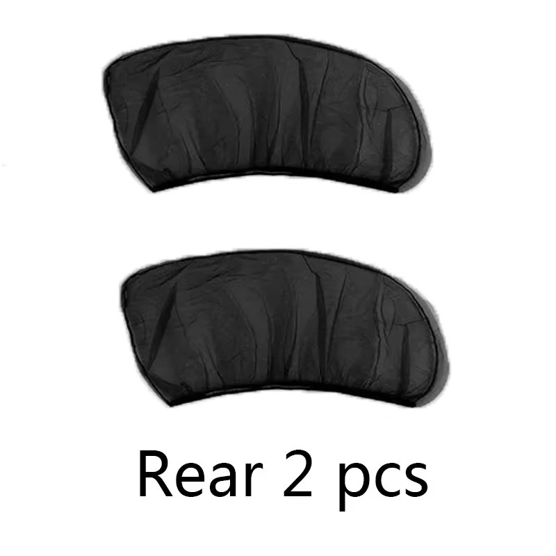 Car Sunshade Anti-mosquito Insulation UV Protective Glass Sunscreen Mesh Reflective Sunshade Protective Window Film For SedanSUV: green