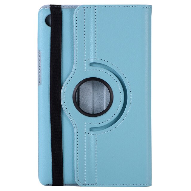Nowy Coque dla Samsung Galaxy Tab 3 8.0 SM-T310 T311 przypadku 360 obrót inteligentny stojak PU etui do Samsung Tab 8.0 T310 T311 360 przypadku: Sky Blue
