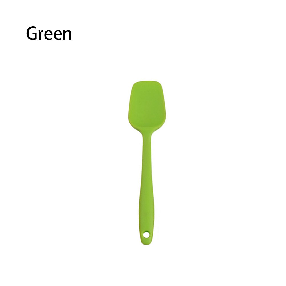 1pc silikonespatel non-stick smør madlavning turner køkkenredskaber kage wienerbrød skraber kage bagespatel fødevaregodkendt ske