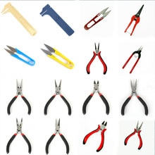 Handmade Beaded Curved Needle Tools Necessary Dedicated Round Nose Pliers Long Flaring Pliers Make Hole Tweezers Caliper