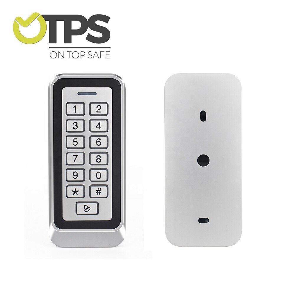OTPS standalone waterproof 125khz rfid access control metal password keypad door system access controller