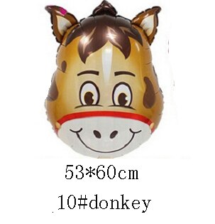 24/25 tuuman folio ilmapallot helium mylar sarjakuva karkki eläin askartelu syntymäpäivä hääjuhliin vauvasuihku suosi sisustus tee itse wh: 10 aasi 53 x 60cm