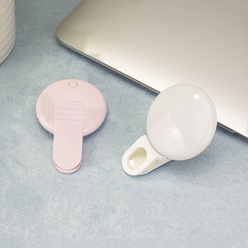 Portable Selfie Flash Led Camera Clip-on Mobile phone Selfie ring light video light Night Enhancing Fill Light Self-timer Lamp