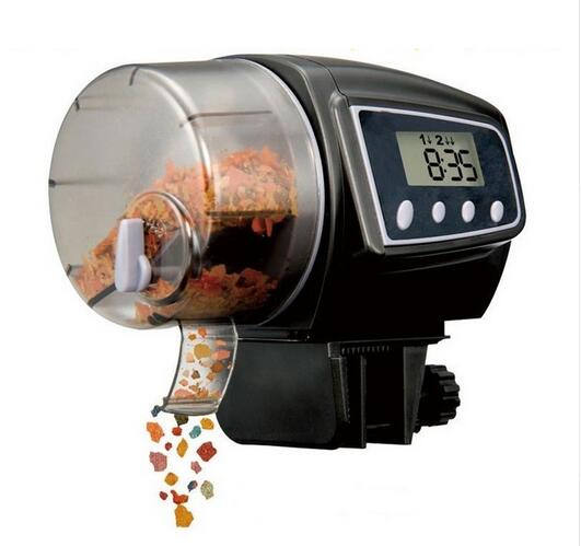 Aquarium Tank Auto Fish Feeder Timer Digitale LCD Automatische Voedsel Voeden Elektronische Vis Voedsel Feeder