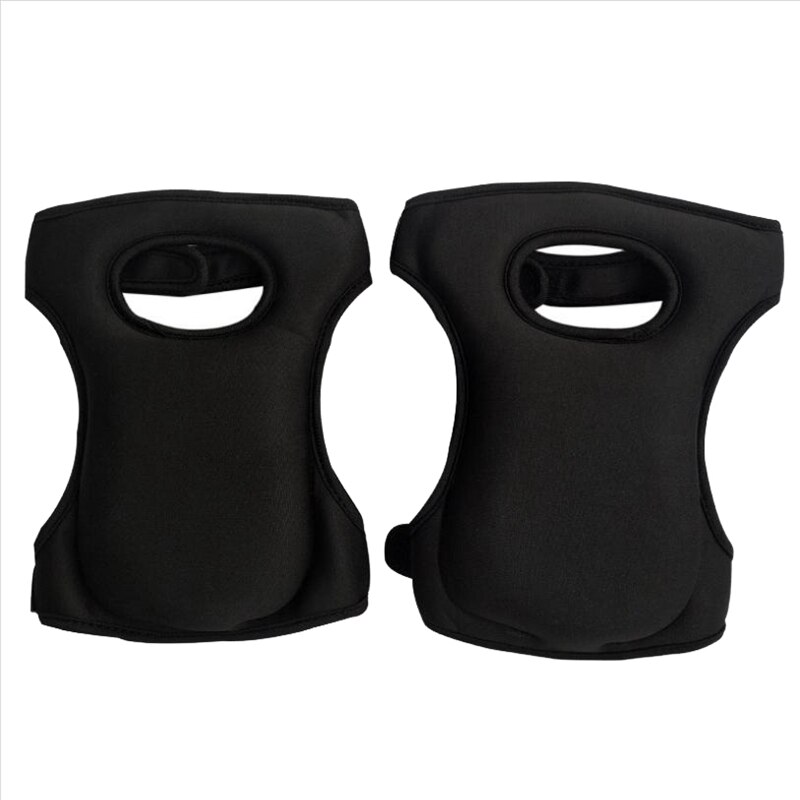 AMS-rodilleras de jardinería, rodilleras para el hogar para limpieza de jardinería, correas ajustables rodilleras para fregar suelos trabajo, negro