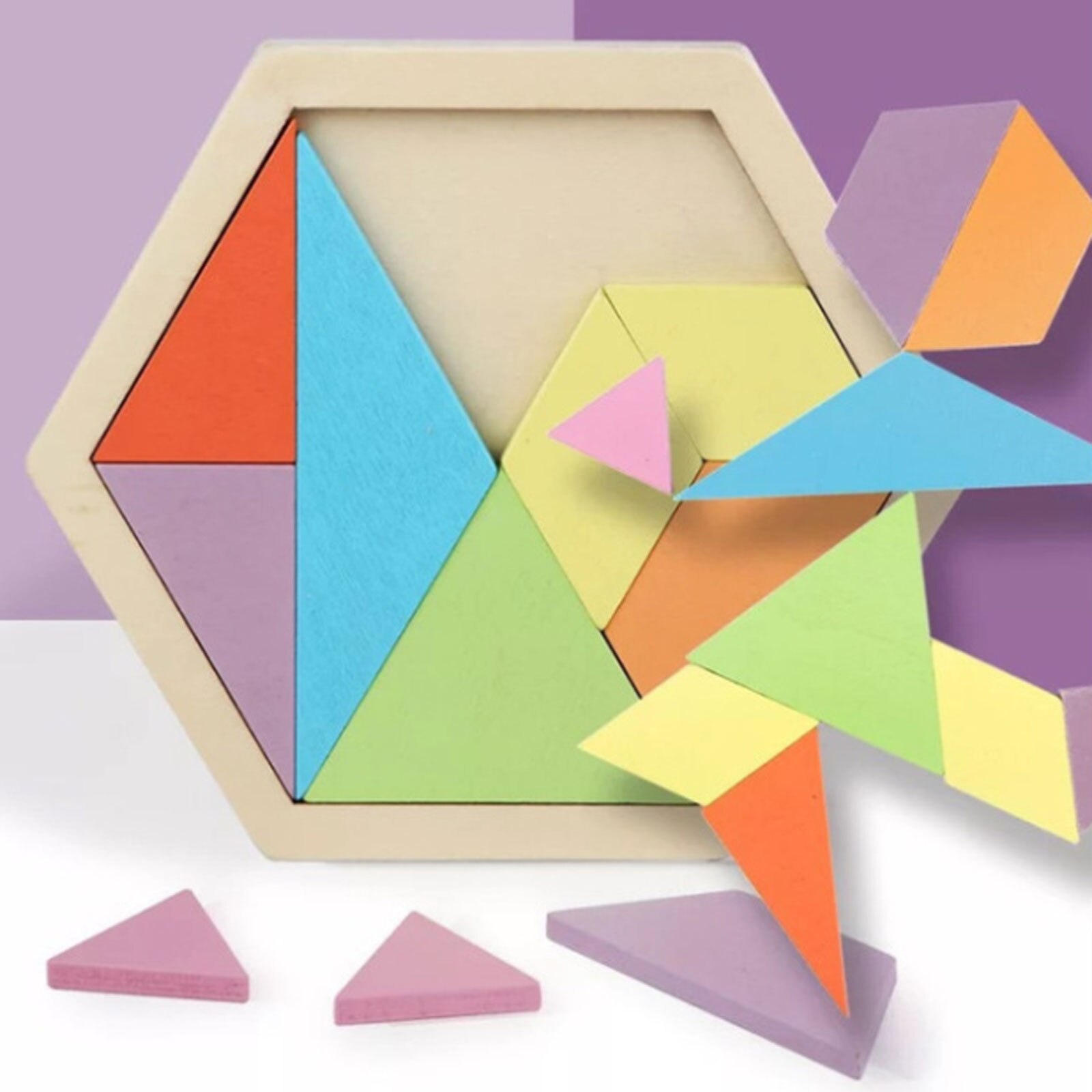 Puzzle Chiffres En Bois éducatif – Pour Tout-petits Et Enfants – Apprentissage Des Nombres Et Maths - 5