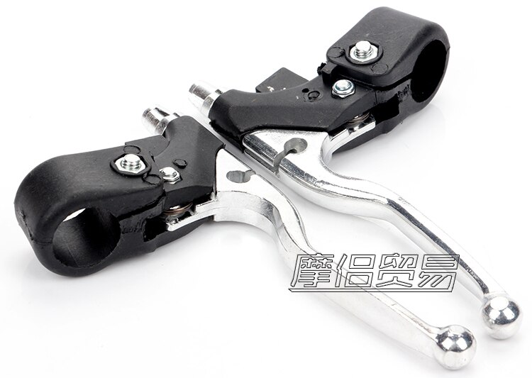 Mini motorcycle modified parts left and right brake lever wire brake handle for 47-49CC two-stroke mini car, small off-road