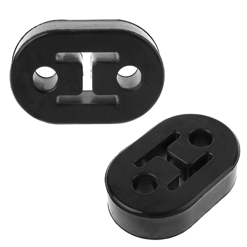 X AUTOHAUX 1 Hole 10mm ID Muffler Exhaust Hanger Bushing Rubber Mount Bracket Car Insulator Tail Pipe Hangers Bushings Kit Support 2pcs - View #11