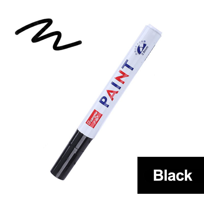 1pcs GuangNa Paint Pen M101 Oil Mark Pen Children's DIY Art Black Card Album Painting Graffiti Pen 2.8mm: WHITE