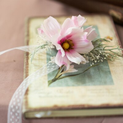 JaneVini Ronde Bruiloft Krans Bruidsboeketten Roze Kunstmatige Bloemenmand Bruid Boeket Bruidsmeisje Zijde Bloem Boeket Klopper