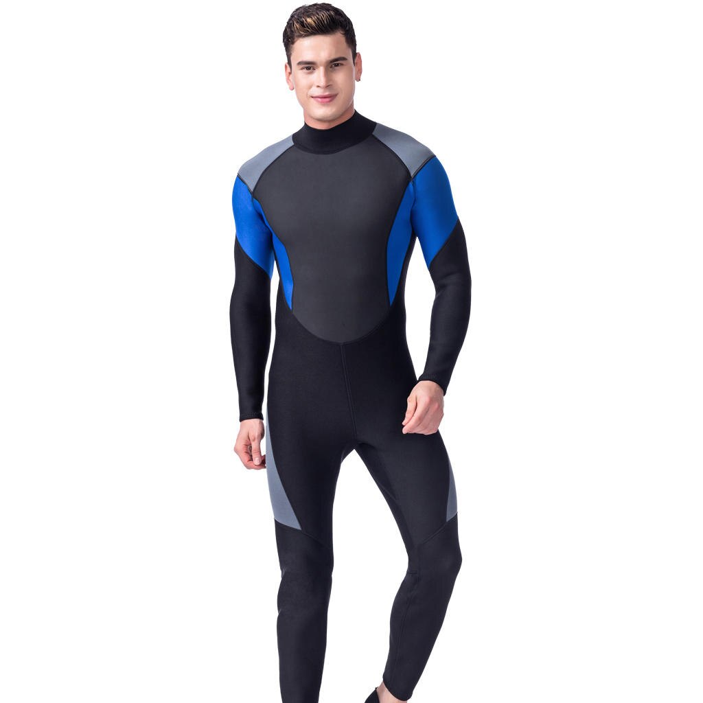 Men's 3mm Neoprene Diving Suits Wetsuit Full Body Sports Skins Suit for Diving, Snorkeling, Swimming, Surfing &amp; Spearfishing