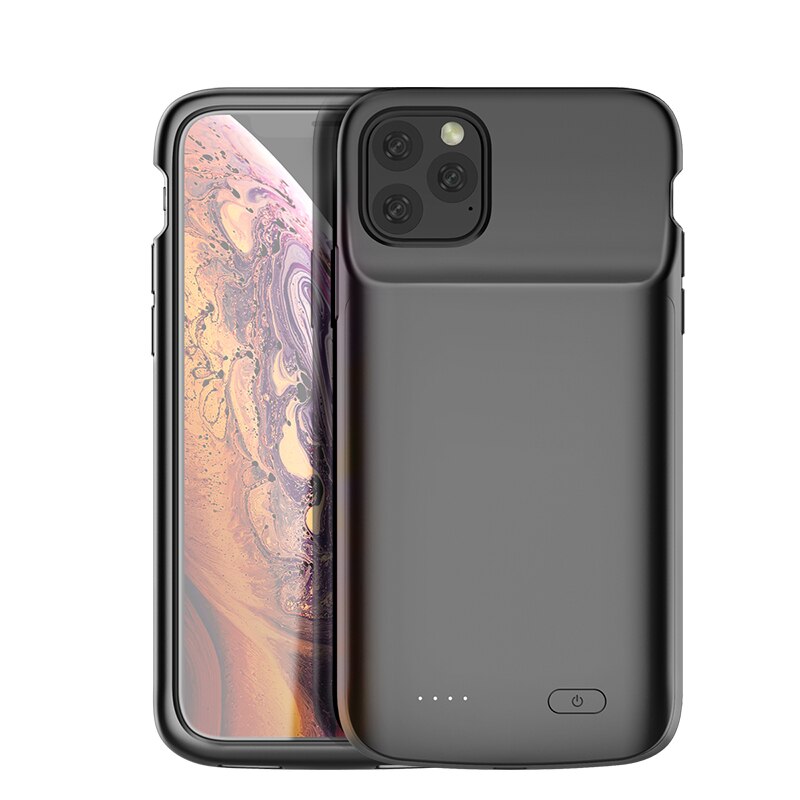 Silicone liquido antiurto di Caso Del Caricabatteria Per il iphone 11 Pro Max Caso di Alimentazione Extenal Accumulatori e caricabatterie di riserva Cove Per il iphone 11 Pro capa