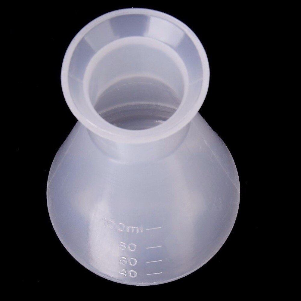Erlenmeyer flask for Chemistry Laboratory Plastic Transparent - 100ml