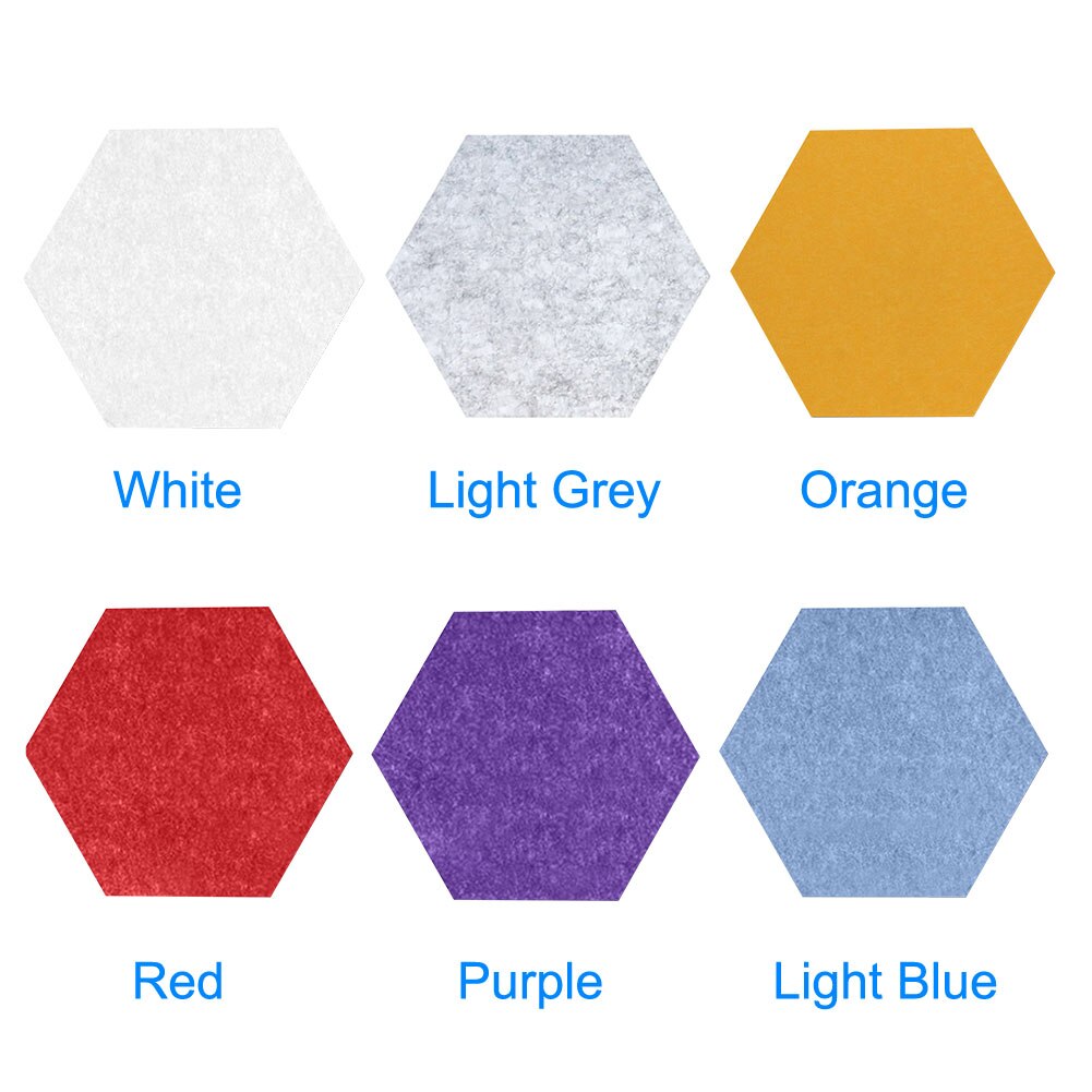 Tablero de corcho hexagonal para decoración del hogar, autoadhesivo multifunción, moderno, para guardería, fotos, sala de estar, 6 piezas