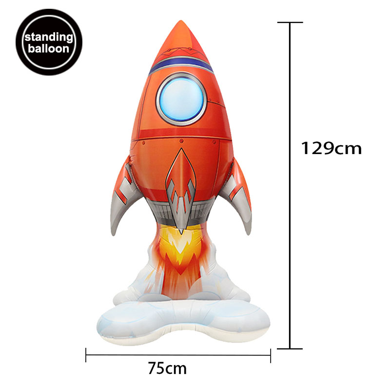 Globo de aluminio de astronauta 3D, globos de cohete, globos espaciales para niños, serie universo de astronauta, decoración de de cumpleaños del espacio exterior: Verde oliva