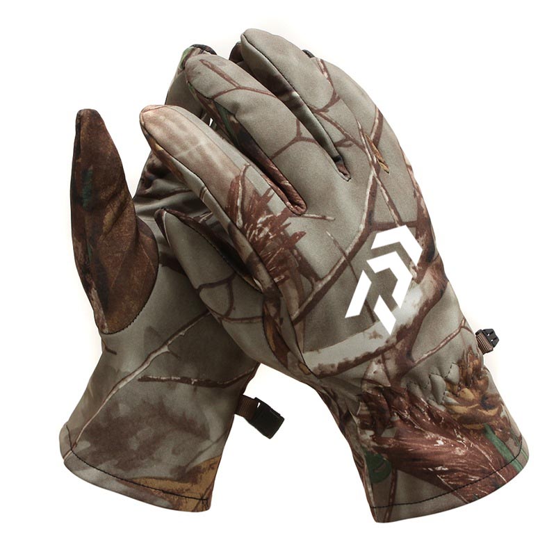 Heren Outdoor Winter Camouflage Ski Vissen Handschoenen Winddicht Volledige Vinger Anti-Slip Klimmen Wandelen Camping Paardrijden Vissen Handschoenen: fangshengbai