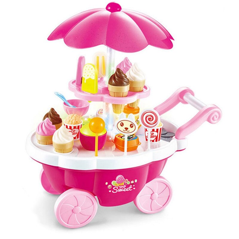 Mit Musik Simulation Eis Spielzeug Auto Wagen Spielzeug Früer Bildung Spielzeug freundlicher